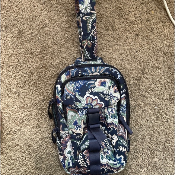 Vera Bradley Utility Sling Backpack Java Navy Camo Bag main image 4